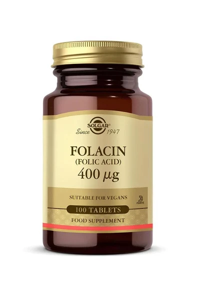 Solgar Folic Acid 400 mg 100 Tablet