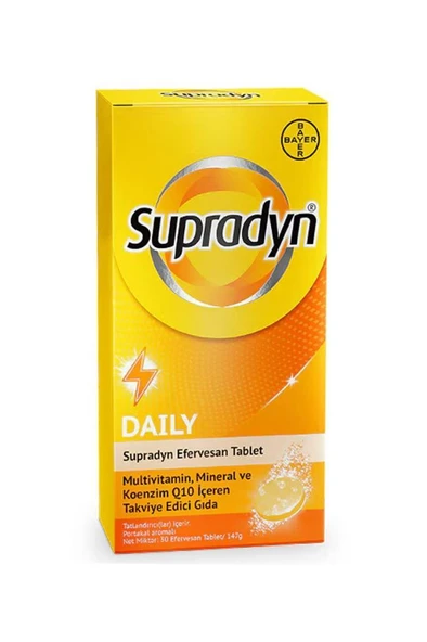 Supradyn Daily Koenzim Q10 Efervesan 30 Tablet