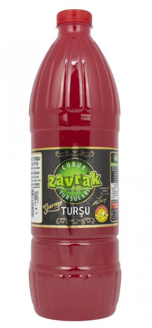 Zavrak Turşu Suyu Sade Kırmızı 1000 ml ℮ - 1