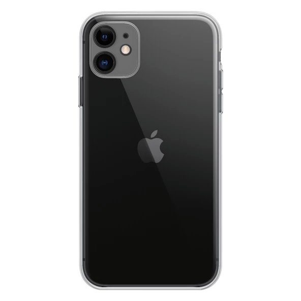 FitCase iPhone 11 Kılıf Kamera Korumalı Silikon Şeffaf Arka Kapak