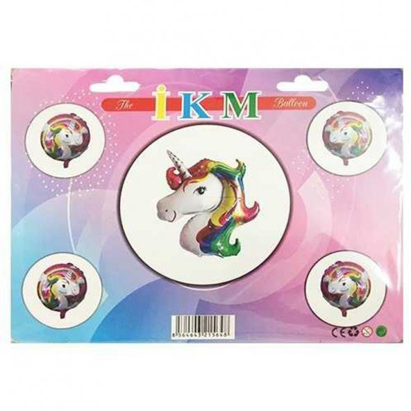 Unicorn 5li Folyo Balon Seti - 2