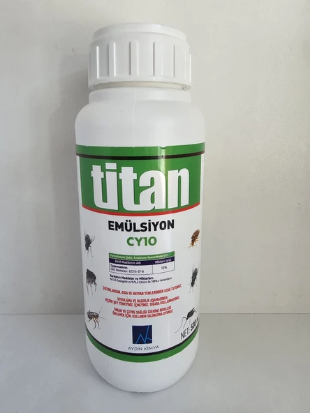 Titan Emülsiyon CY10 Kokulu Haşere Öldürücü | 500 ml