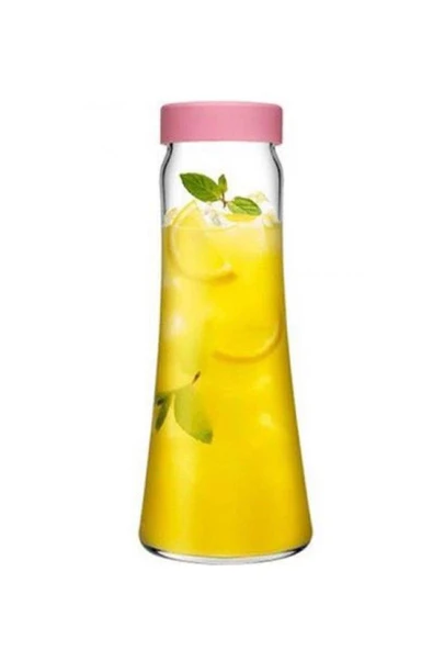 Paşabahçe 43234 Karaf Pembe Vidalı Kapak Şişe Sürahi 1030 CC ürün görseli 1