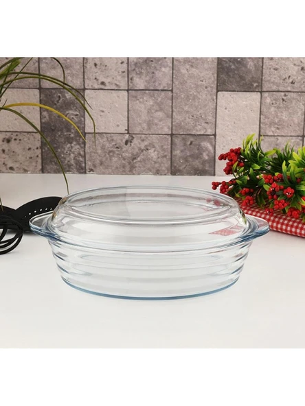 Paşabahçe 590003 Borcam Kapaklı Tencere 2900 cc 25.1x22 cm - 2