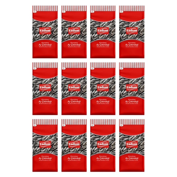 Tadım Ayçekirdeği 180 gr Kavrulmuş Siyah x 12 Adet