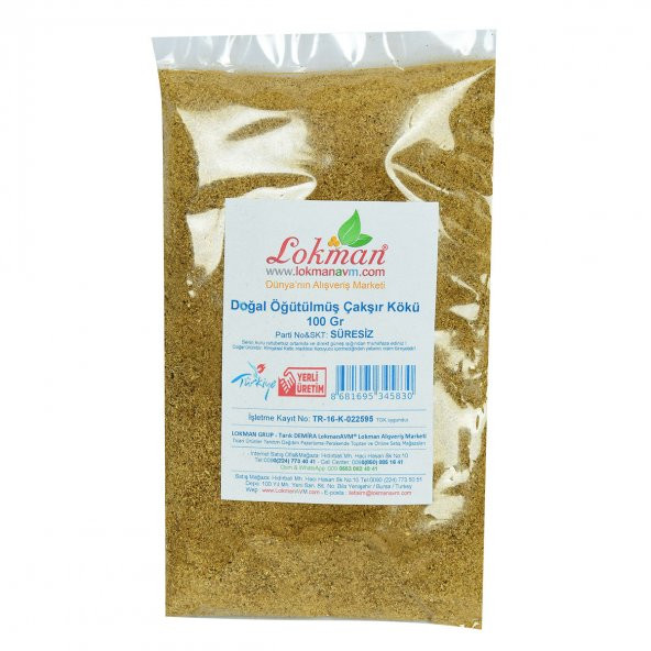 LokmanAVM Çakşır Kökü Doğal Öğütülmüş 100 Gr Paket - 2