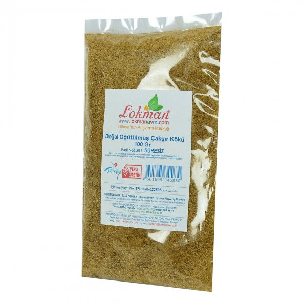 LokmanAVM Çakşır Kökü Doğal Öğütülmüş 100 Gr Paket - 3