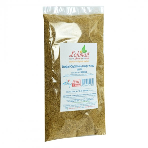 LokmanAVM Çakşır Kökü Doğal Öğütülmüş 100 Gr Paket - 4