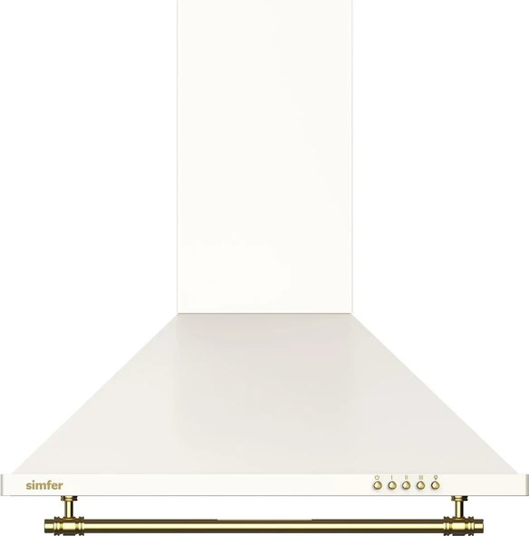 Simfer 9 Fonksiyon Retro Bej 3'lü Ankastre Set ( Fırın +  Ocak +  Davlumbaz) - Resim 4