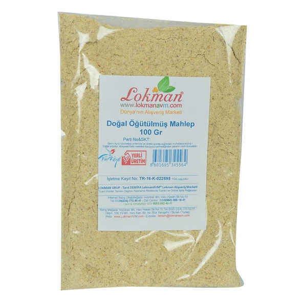 Mahlep Öğütülmüş Saf Doğal 100 Gr Paket - Resim 2