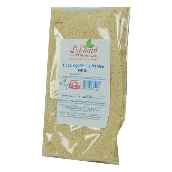 Mahlep Öğütülmüş Saf Doğal 100 Gr Paket - Resim 3