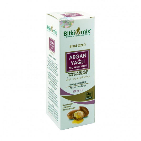 Bitkimix Argan Yağlı Saç Bakım Kremi 150 ml