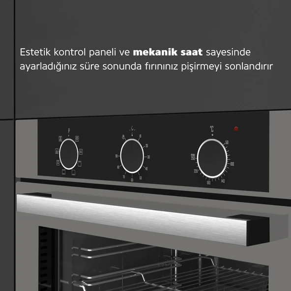 Simfer 8222 Ank. QS Büyük Pop-up 9 Fonk Gri Cam Power Turbo - Resim 3