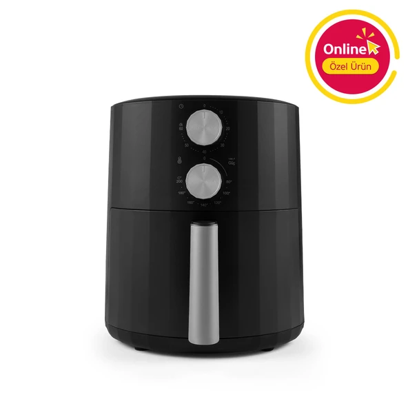 Simfer SK-6705 5.5Litre Airfry Silent Pro Mekanik Siyah ürün görseli 1