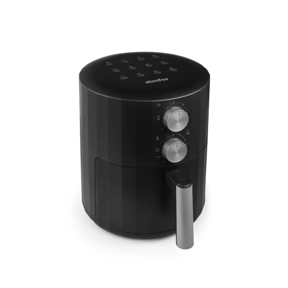 Simfer SK-6705 5.5Litre Airfry Silent Pro Mekanik Siyah - Resim 4