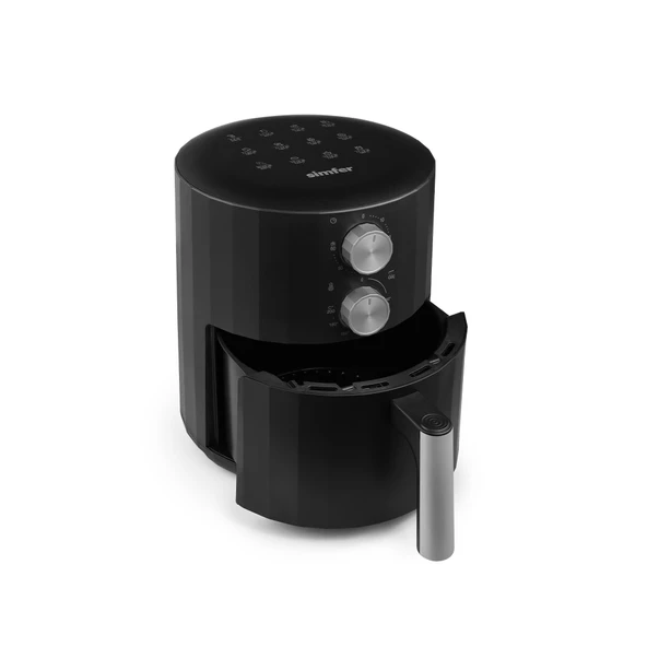 Simfer SK-6705 5.5Litre Airfry Silent Pro Mekanik Siyah - Resim 5