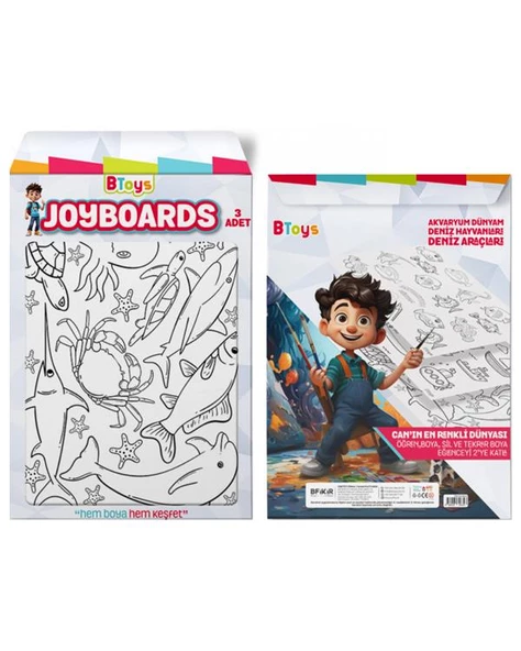 BToys Joyboards Akvaryum Dünyam Deniz Hayvanları ve Deniz Araçları 326323 - 3