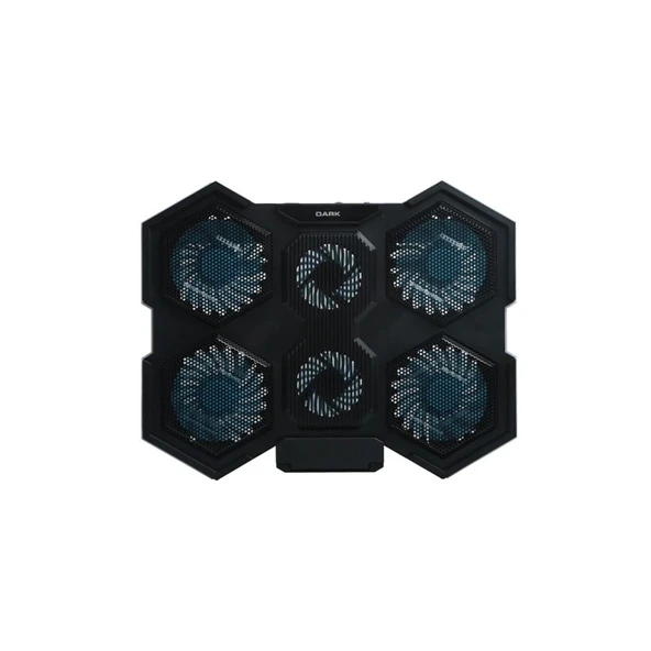 Dark Aeromax DKACNBAR600 6 Led Fanlı 11"-17" Notebook Soğutucu - Resim 5