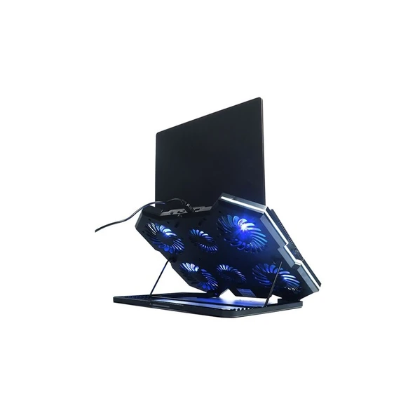 Dark Aeromax DKACNBAR600 6 Led Fanlı 11"-17" Notebook Soğutucu - Resim 2
