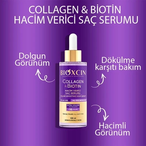 Bioxcin Collagen Biotin Saç Serumu 100 ml - 2