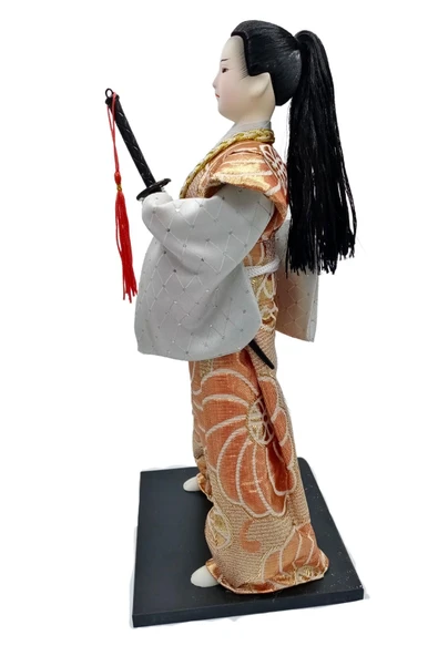 Geleneksel Japon Yakuza Ninja Bebek Kabuki Biblo 30 cm No.3 - 11