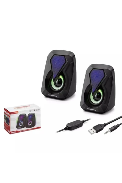 HADRON HD6054 Rgb Ledli 1+1 Bilgisayar Hoparlörü - 5
