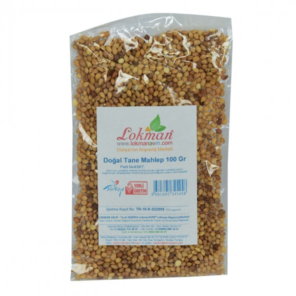 LokmanAVM Mahlep Doğal Tane 100 Gr Paket - 2
