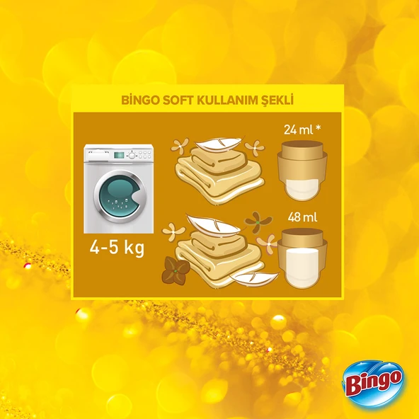 Bingo Soft Konsantre Çamaşır Yumuşatıcısı Nergis 1440 ml X 6 Adet - 8