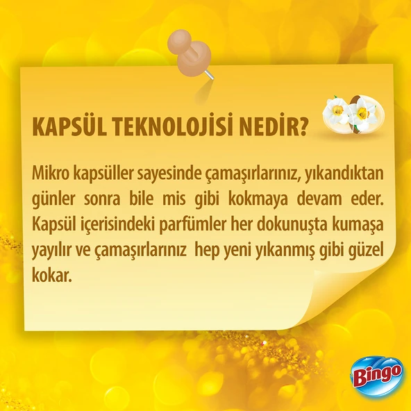 Bingo Soft Konsantre Çamaşır Yumuşatıcısı Nergis 1440 ml X 4 Adet - 7