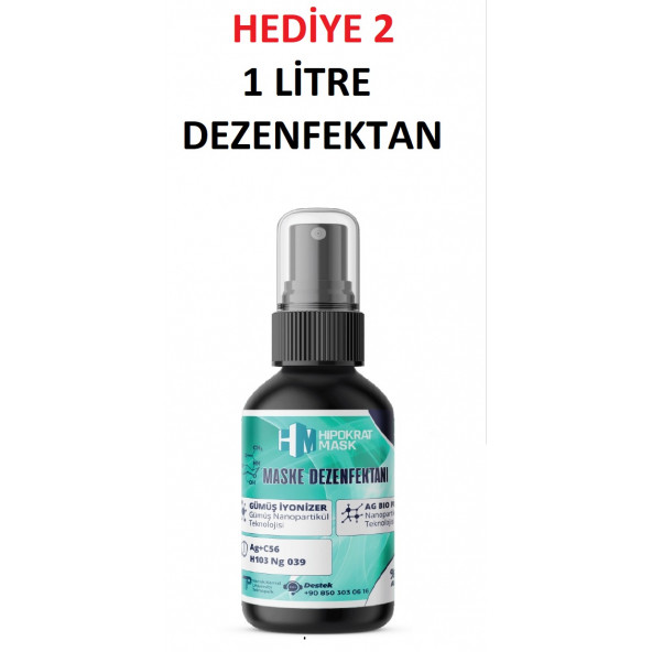 HİPOKRAT MASK DEZENFEKSİYON SPREY MAKİNASI NANO TEKNOLOJİ - 3