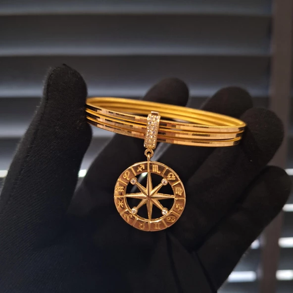 Charm Ajda Altın Bilezik Ziynet Gold ZG2119 - 2