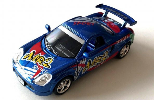 1:36 Kinsmart Toyota MR2 Mavi
