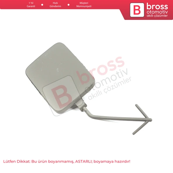 Seat Leon MK2 1P1 2009-2013 Makyajlı Kasa 1P0807241C için Ön Çeki Demir Kapağı ASTARLI - 4