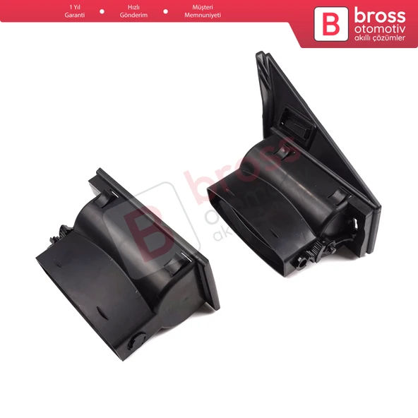 Mercedes W201 190 190E 190D 1982-1993 için Sağ Sol Yan Kalorifer Klima Havalandırma Izgarası - 3