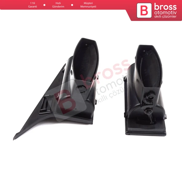 Mercedes W201 190 190E 190D 1982-1993 için Sağ Sol Yan Kalorifer Klima Havalandırma Izgarası - 5