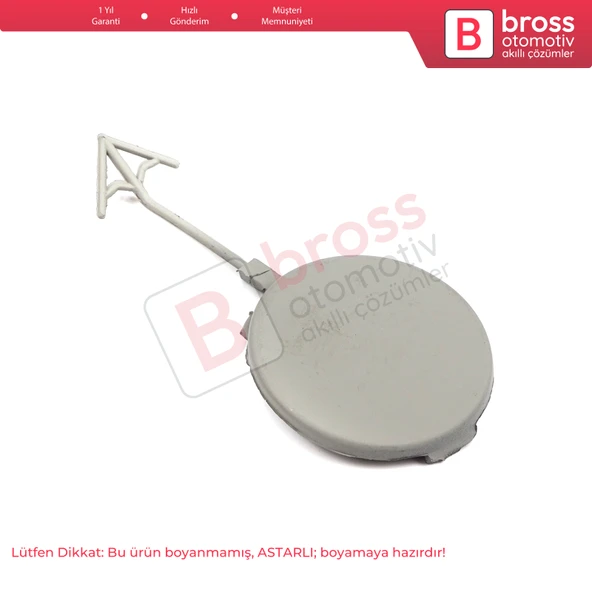 Seat Leon MK3 5F 2012-2016 Makyajsız Kasa 5F0807441 için Arka Çeki Demir Kapağı ASTARLI - 4