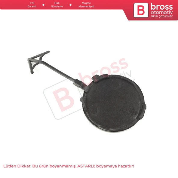 Seat Leon MK3 5F 2012-2016 Makyajsız Kasa 5F0807441 için Arka Çeki Demir Kapağı ASTARLI - 2