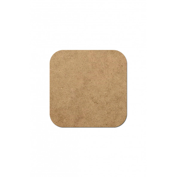 Supla 12 Adet Kare Supla 3 mm Ham Mdf 33 cm - 1