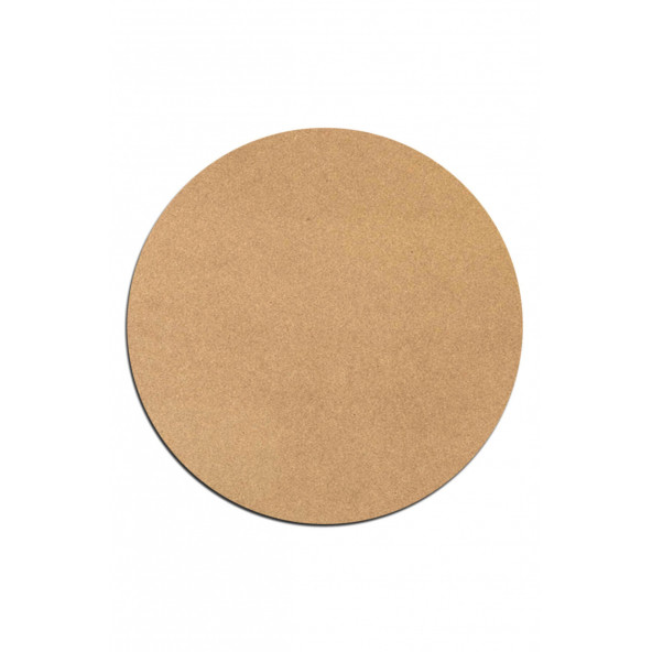 Supla 12 Adet Ham Mdf (Yeni Ürün) 31CM Yuvarlak 3mm
