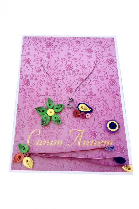 Anneler Günü Quilling Tablo Tasarım Seti - 2