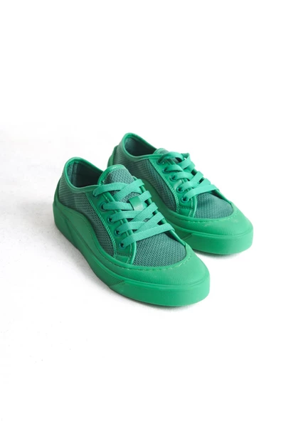 Kadın Bağcıklı Günlük Sneaker Tam Kalıp Rahat Spor Ayakkabı - Resim 4