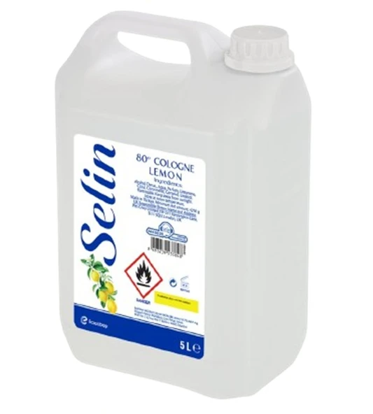 Selin 5 Litre Limon Kolonyası 80 Derece Bidon - Resim 2