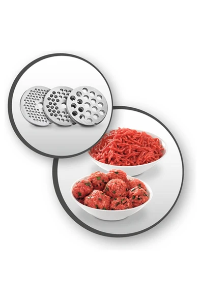 Tefal HV8 Pro 2200 Watt Paslanmaz Çelik Kıyma Makinesi - 1510001888 - 5