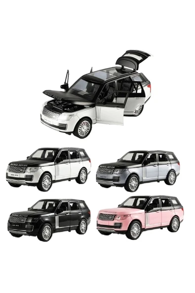 Sesli Işıklı 1:24 Metal Jeep ile Çocukların Hayalleri Gerçek Olsun! - 6