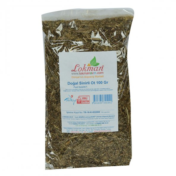 Sinirli Yaprak Otu Sinirli Ot Doğal 100 Gr Paket - Resim 2