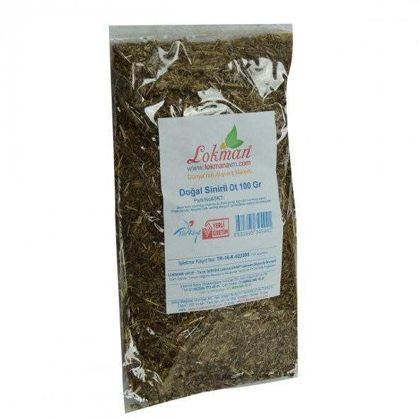 LokmanAVM Doğal Sinirli Yaprak Otu Sinirli Ot 100 Gr Paket - 4