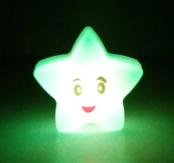 HAPPY STAR IŞIKLI YILDIZ - PİLLİ LED LAMBA - 3