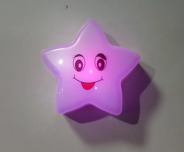 HAPPY STAR IŞIKLI YILDIZ - PİLLİ LED LAMBA - 6