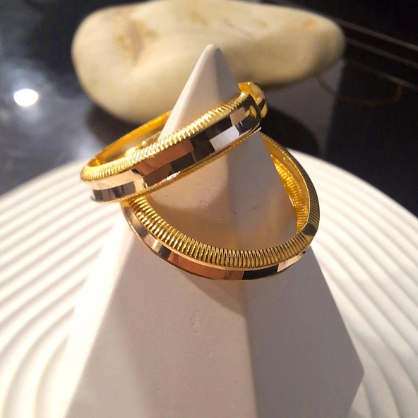 14 Ayar Altın Halka Küpe Sarı Ziynet Gold ZG2140 - 2