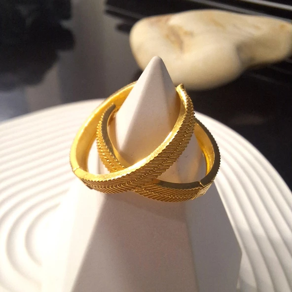 14 Ayar Altın Halka Küpe Sarı Ziynet Gold ZG2136 - 4